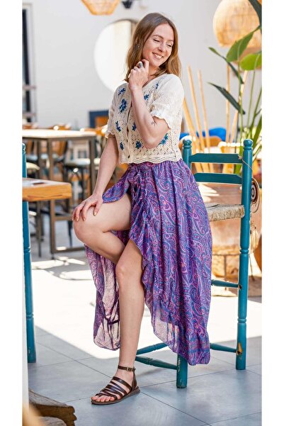 Miss Boheme Bohemian Dreamer İpek Şort Etek