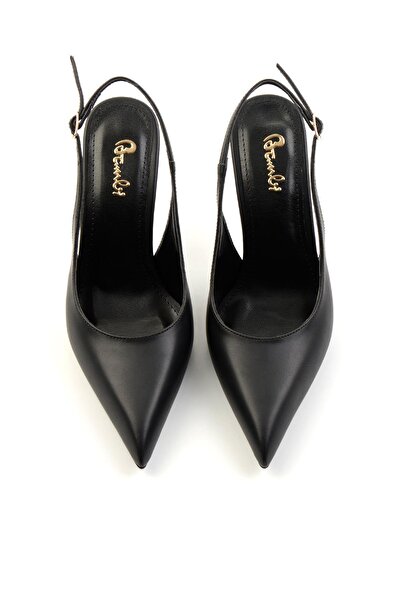 Bambi Siyah  Kadın Klasik Topuklu Ayakkabı K01209510009