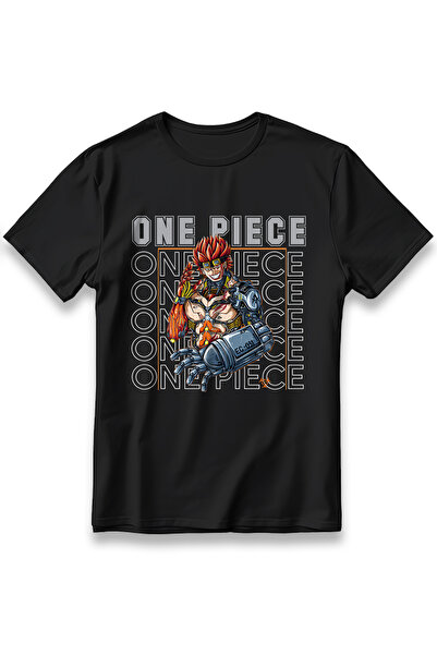 EZG Business Μπλουζάκι One Piece Anime Oversize Unisex 100% Βαμβακερό Μαύρο T...