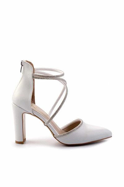 Bambi Weiße Damen-Abendschuhe K 01926032109