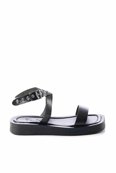 Bambi صندل نسائي جلد أسود K 05826005203