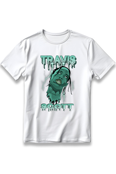 EZG Business Tricou Trippy Travis Scott Oversize Unisex, 100% bumbac