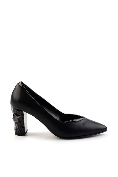 Bambi Black Black Women's Classic Heeled Shoes K 01674230009