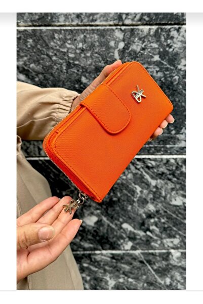 çantamgelsin محفظة بولو أوف كولورز بنية للنساء مع مقصورات للعملات المعدنية وا...