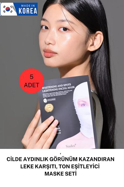 Sudee Anti-Blemish, Tone Equalizing Mask Set That Gives a Bright Look to the Skin 5 Pieces