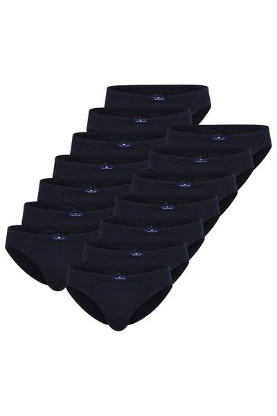 Tom Tailor Herren Slips, 14er Pack - Mini-Slip, Slips, Reine Baumwolle, Jersey, uni