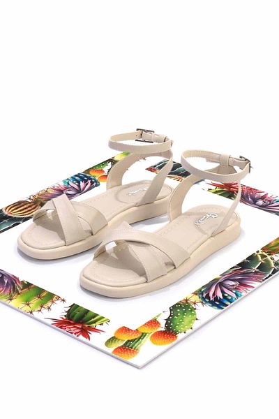 Bambi Beige Women's Sandal K05875100409