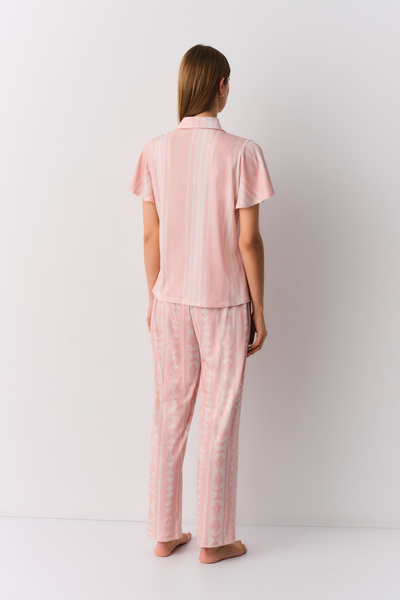 SUWEN Lady Maskülen Pijama Takımı