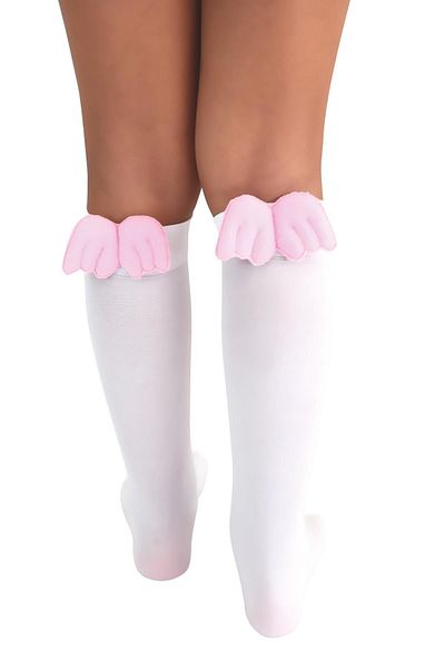 Daymod Angel AksChildren's Knee Socks WHITE-PINK