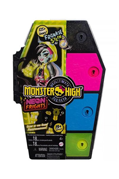 MONSTER HIGH Neon Frights Bebek Frankie Stein Hnf79
