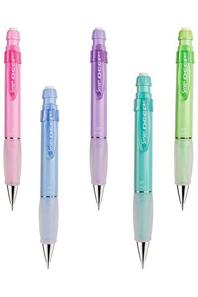 Serve Deep Pastel Colors 07 Tip Pencil Set 5 Pcs