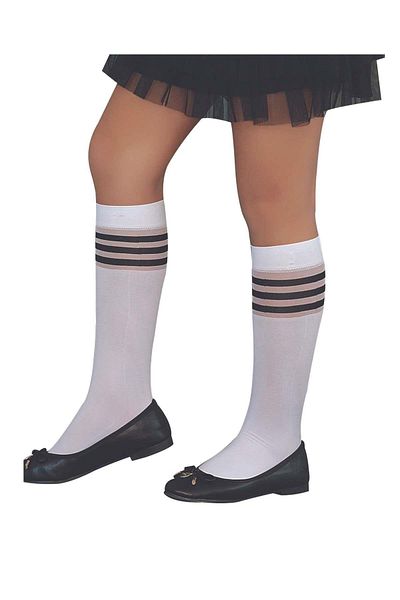 Daymod ADY'S CHILDREN'S KNEE BOTTOM SOCKS WHITE