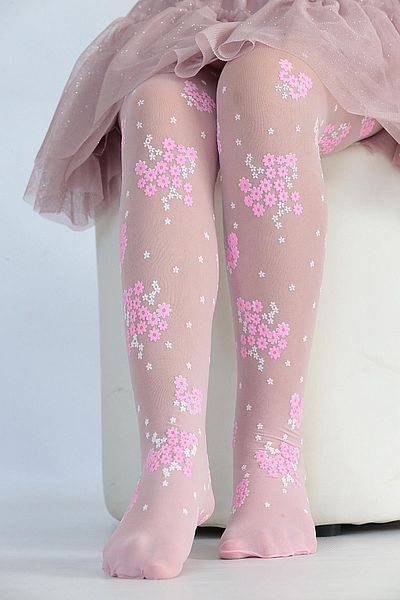 Daymod Pıtırcık Kids Pantyhose Pink