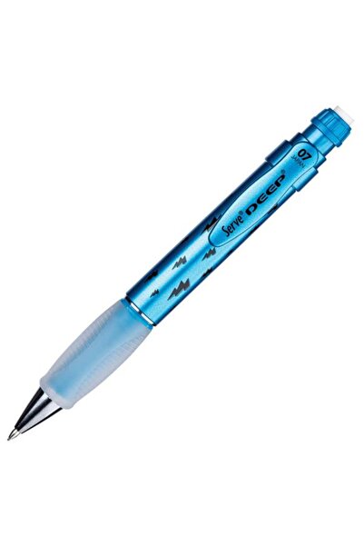 Serve Deep Lightning Patterned Mechanical Versatile Pen 0.7mm Metallic Blue