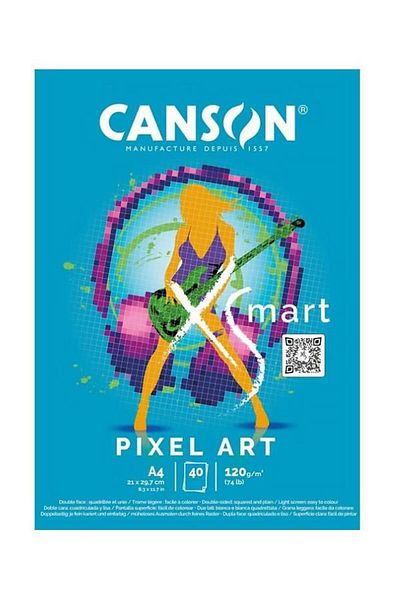 Canson XSMART PIXEL ART A4 120G 40 Sheets