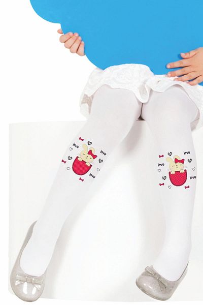 Daymod Elçin Micro Printed Children's Pantyhose