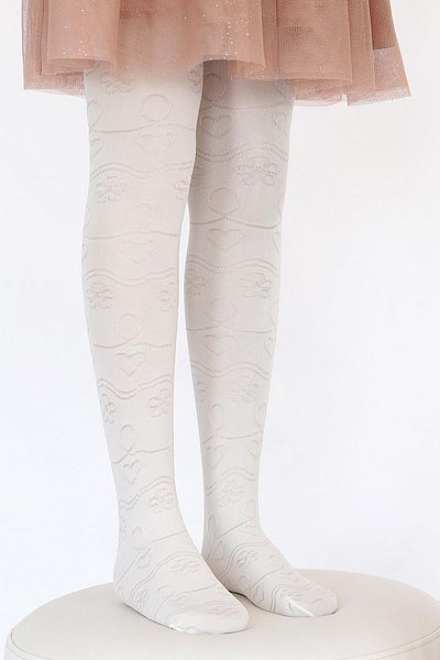 Daymod Icon Kids Pantyhose Bone