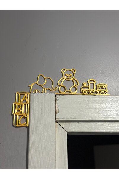 Ela Crafts زخرفة باب غرفة الأطفال زاوية الباب