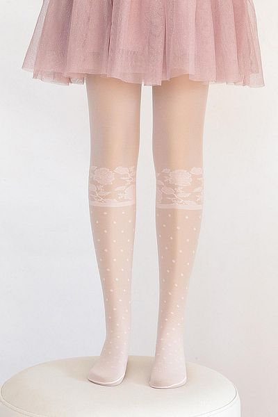 Daymod Merve Kids Pantyhose Bone