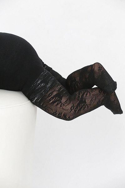 Daymod Black Freesia Baby Pantyhose