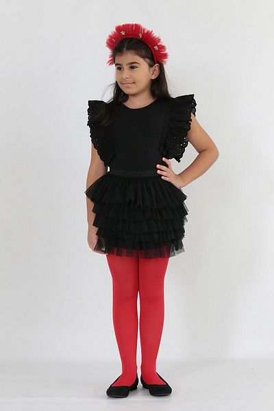 Daymod Mycro 50 Kids Pantyhose Red