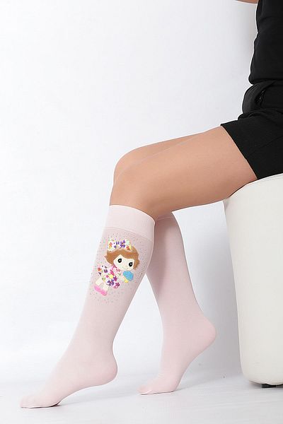 Daymod Ayben AksMicro Kids Knee Socks Pink