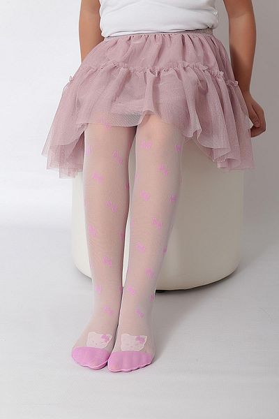 Daymod White Silk Children's Pantyhose