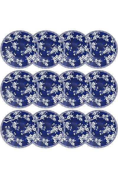 TRAMONTINA Since 1911, Made In Brazil - Umeko 21cm Decorated Porcelain Dessert 1pc Plate