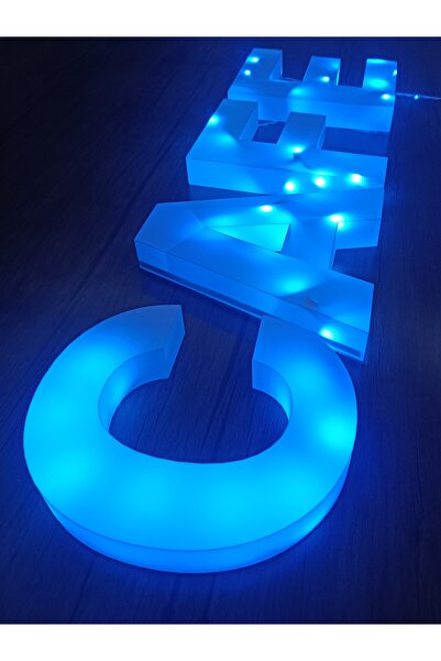 KAMER Cafe Tabela Rgb 16 Modlu Led Işıklı Uzaktan Kumdalı