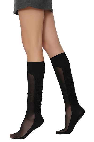 Daymod Agate Knee Socks Black