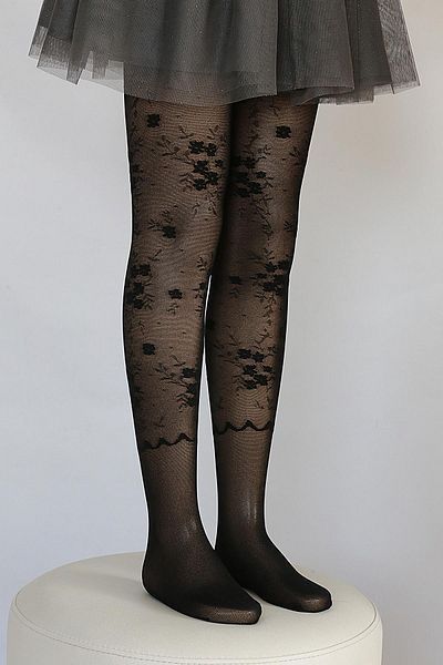 Daymod Şimay Children's Pantyhose Black