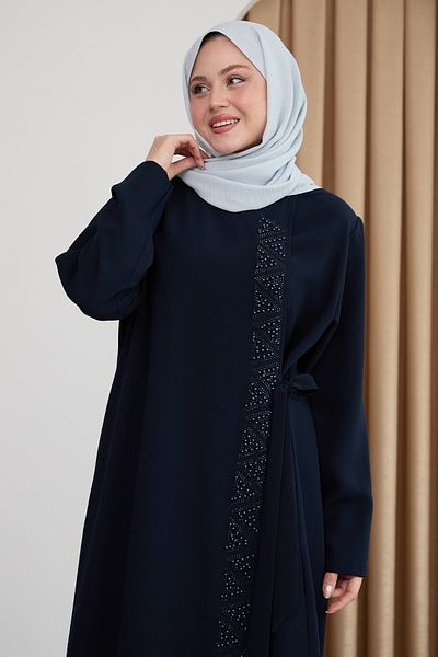 InStyle Boydan Triangle Stone Dark Navy Blue Ferace