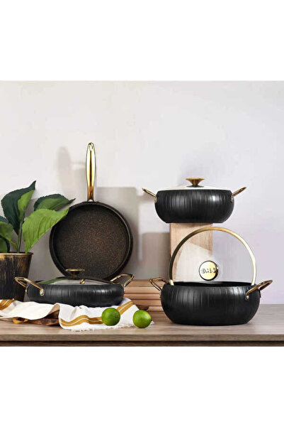 COCİNERO طقم أواني طهي بالجرانيت مكون من 7 قطع من OMS MERIDIAN