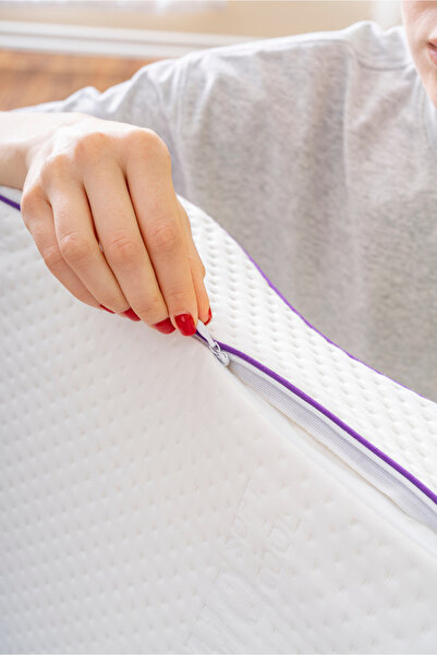 VİSCOTEX Orthopedic High Neck Supported Visco Pillow 60X43X14/12 cm White