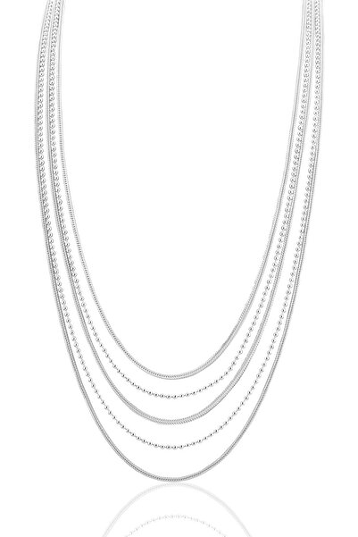 Söğütlü Silver Gümüş 5 sıra toplu midyat hasırı kolye küpe ve bileklik takımı SGTL12803GUMUS