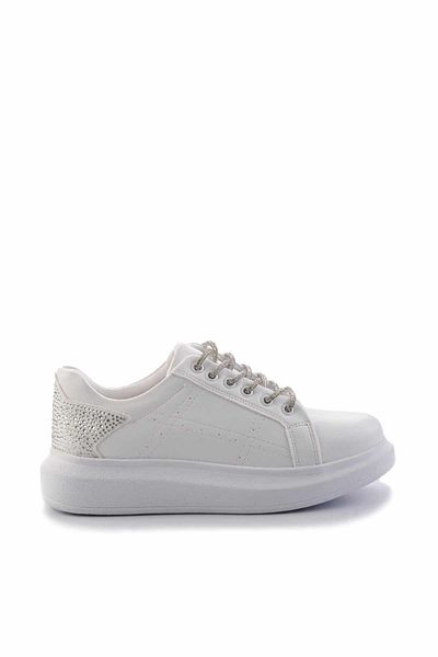 Bambi Women's White Sneakers K01179086509