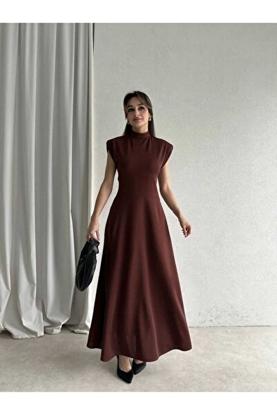 MODA DURAĞI فستان بيرلي ماكسي قصير عالي الجودة