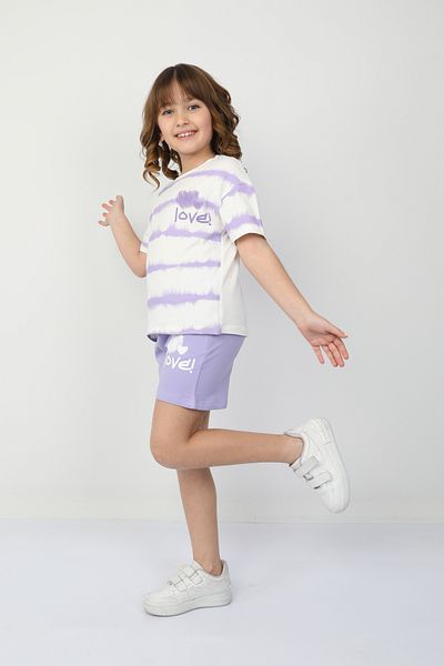 e-çocuk Girl's Shorts Suit 6530