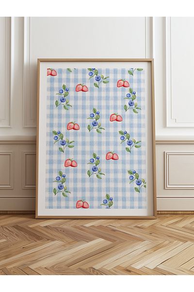 HOMEPACK Единична картина в дървена рамка, единичен плакат, картина TK/1028