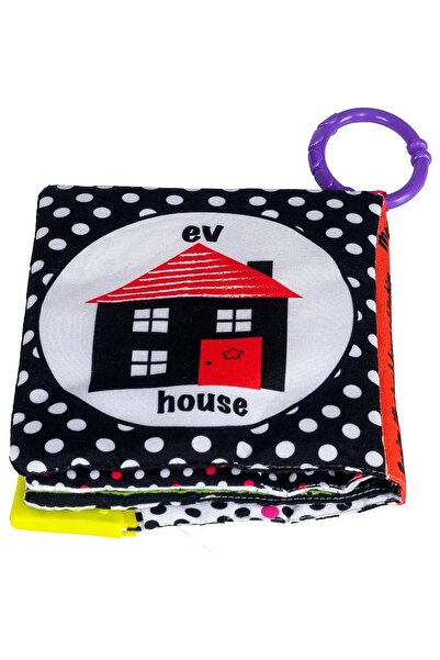 ByCaretta İlk Siyah Beyaz Eğitici Dişlikli Askılı Kitabım