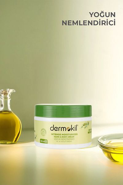 Dermokil 250 Ml Olive Oil Hand and Body Cream