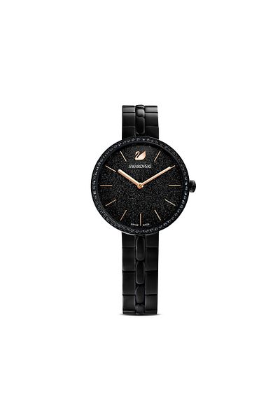 Swarovski 5547646 Cosmopolitan Watch - Mb Blk-Blk-Pbk