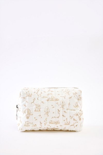 Atelier Babbi Beige Large Care Bag - Toile De Jouy