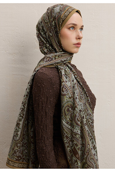 Freshscarfs Toprak Zaıra Desen Şal