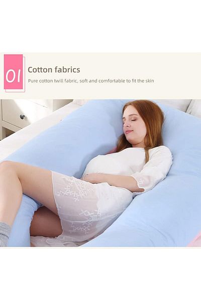 COOYA Pillow, U-Shape Full Body Pillow and Maternity Support, Support for Back, Hips, Legs