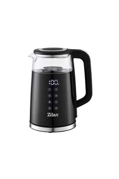 Zilan Fierbator electric Zilan ZLN7859 Negru, ecran digital, putere 2200W, panou de comanda tactil