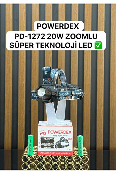 powerdex PD-1272 1500 Lümen 20w Profesyonel Kafa Feneri