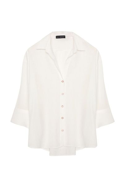 Quzu Πουκάμισο Capri Oversize με μανίκια