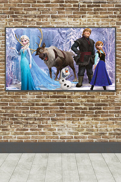 poster marketi Kendinden Yapışkanlı Frozen II Duvar Kağıdı - Elsa ve Olaf