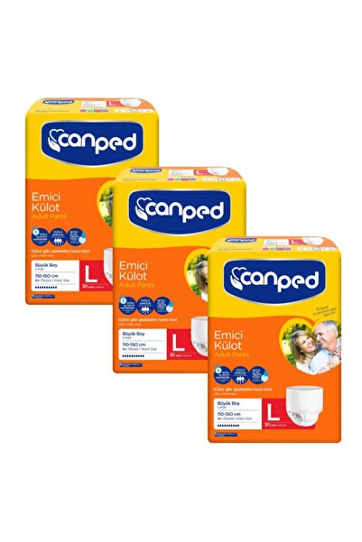 Canped Emici Külot Hasta Bezi Büyük(large)3x30'lu